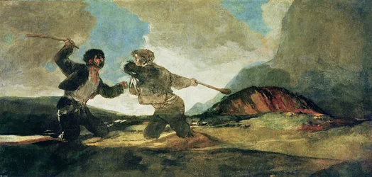 Duel avec des massues